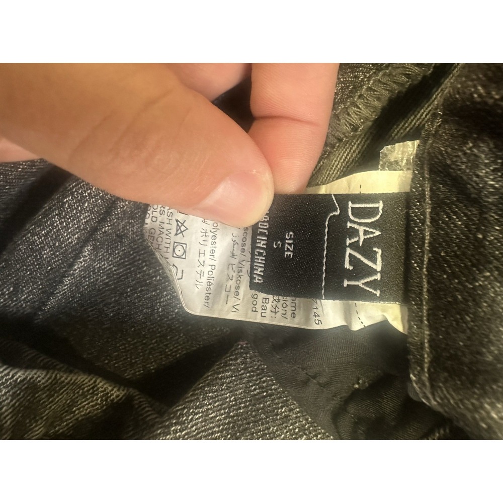 Dazy Jeans Size‎ S Dark Wash Retro Jeans Wide leg - Picture 9 of 14